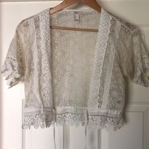 Forever 21 cropped cardigan